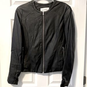 Faux Leather Jacket